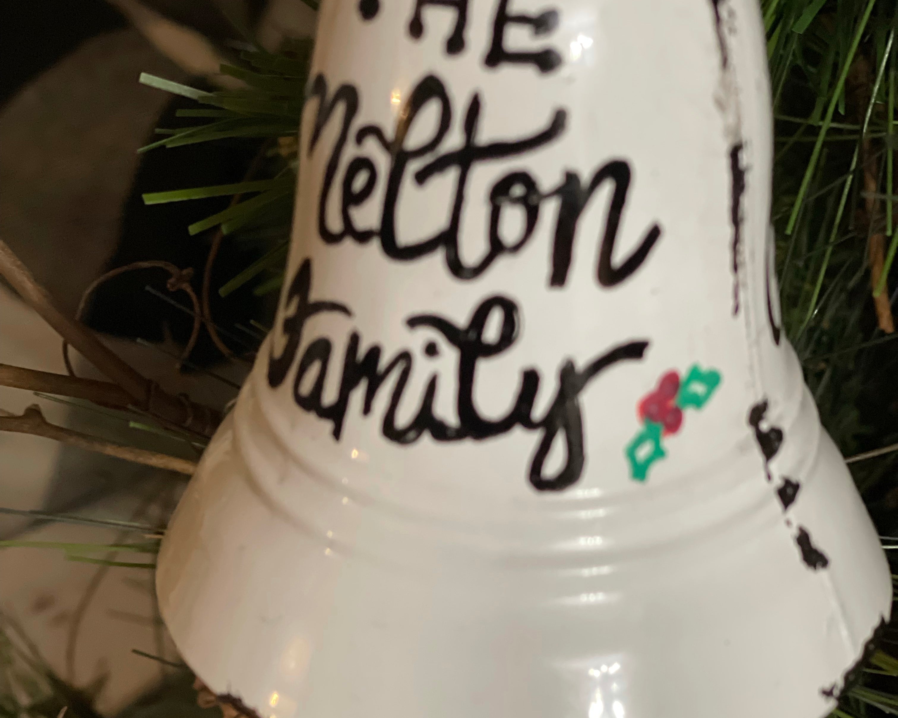 This is an alternate image of the side of the bell.